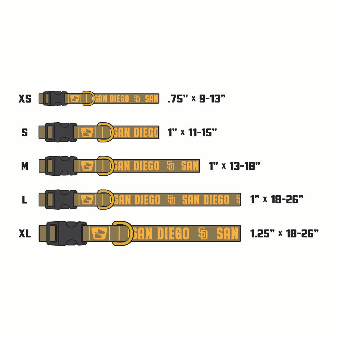Reflective Base Camp Collar • Home Team San Diego - Machado