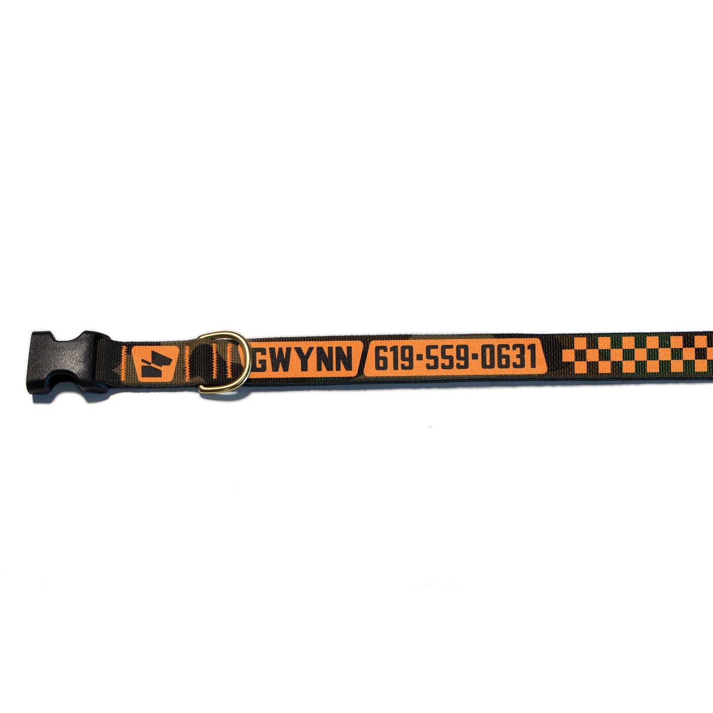 Reflective Base Camp Collar • Classic Checkers - M81 Camo