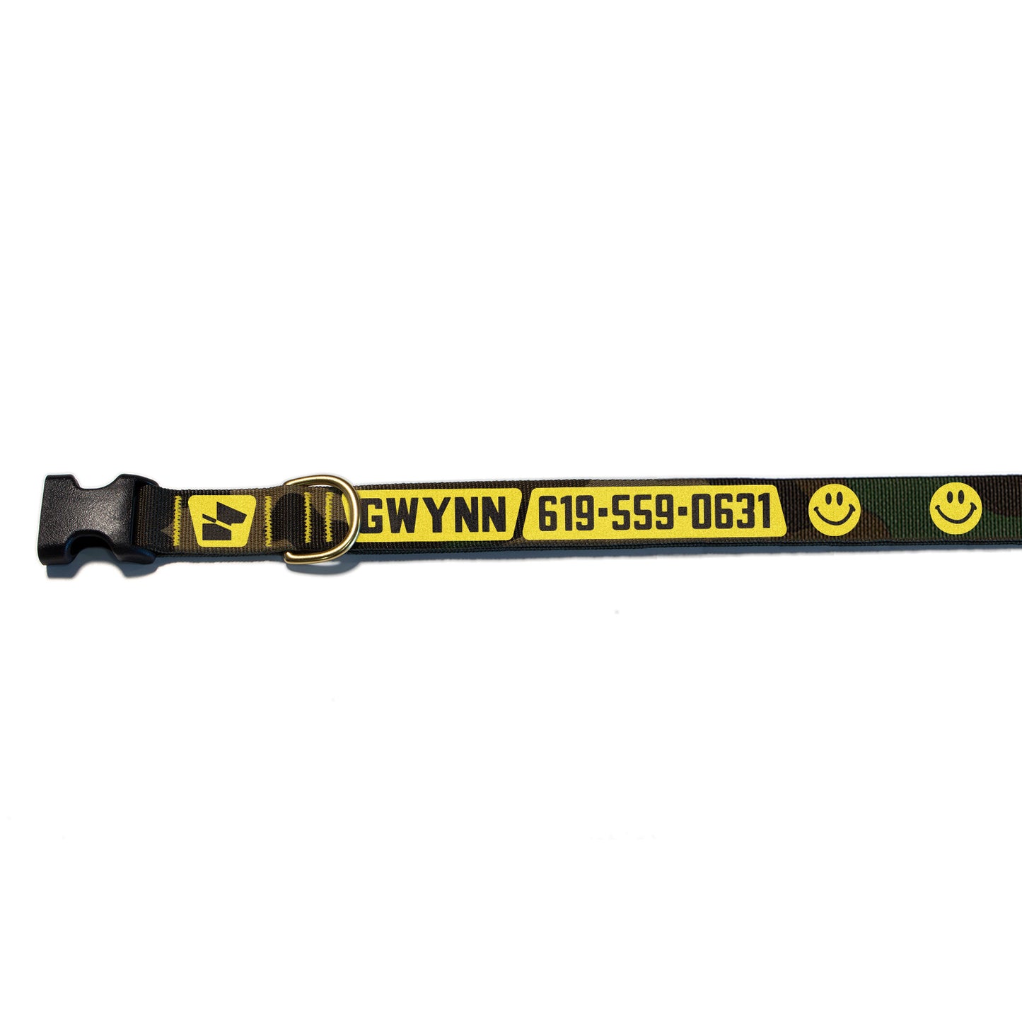 Reflective Base Camp Collar • Super Smilies - M81 Camo
