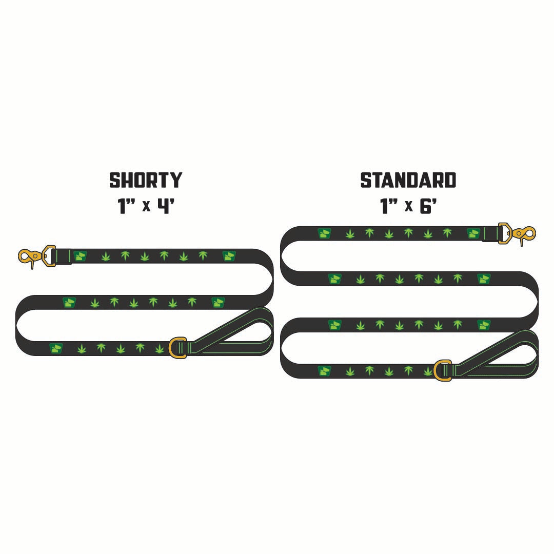 Reflective Wanderwag Leash • Mary Jane - Coal Black