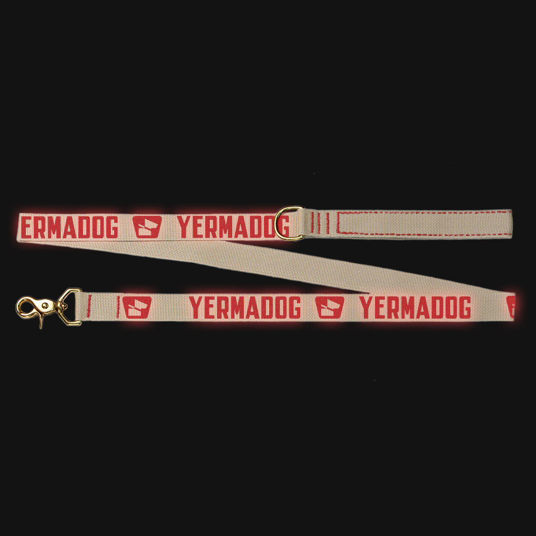 Reflective Wanderwag Leash • Loud Logo - Desert Tan