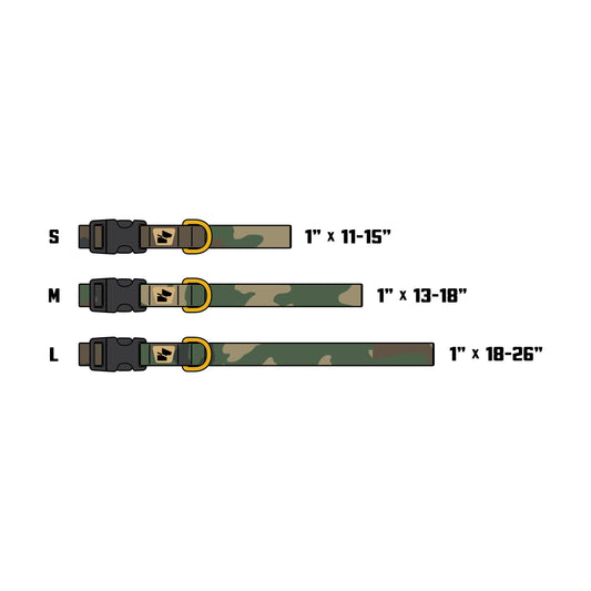 Standard Issue Base Camp Collar - M81 Camo