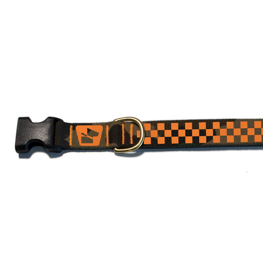 Reflective Base Camp Collar • Classic Checkers - M81 Camo