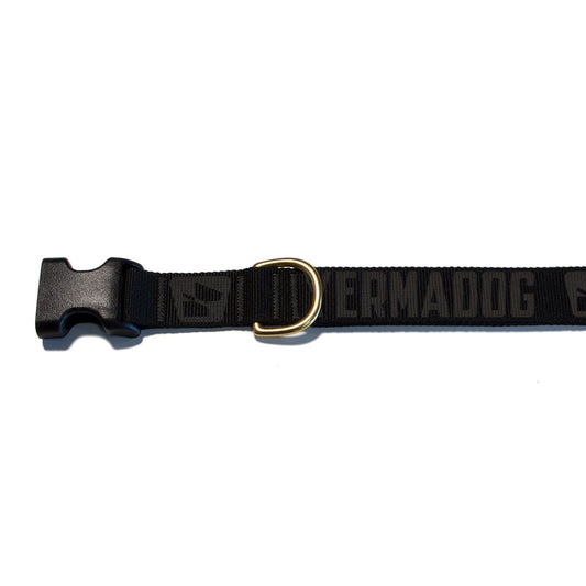 Reflective Base Camp Collar • Loud Logo - Coal Black