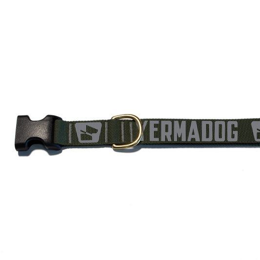 Reflective Base Camp Collar • Loud Logo - Ranger Green