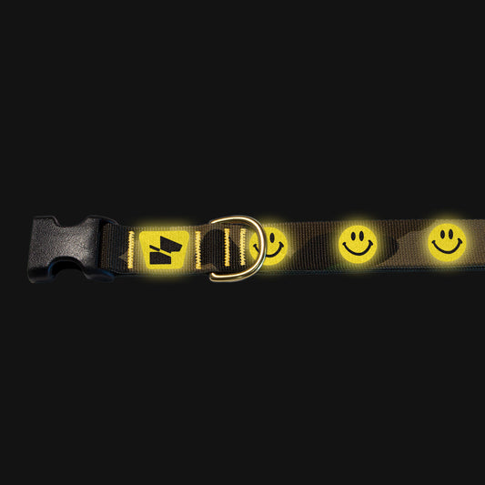 Reflective Base Camp Collar • Super Smilies - M81 Camo