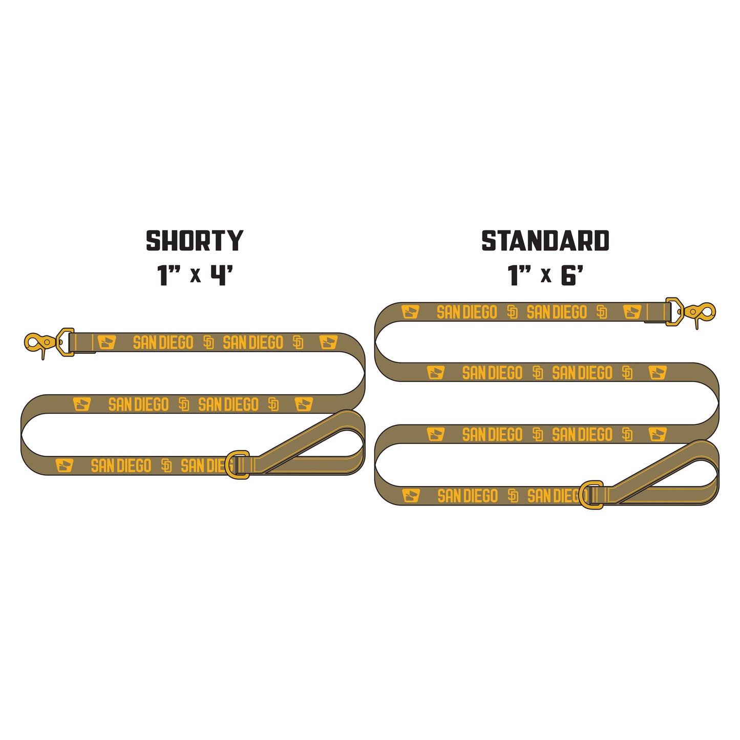 Reflective Wanderwag Leash • Home Team San Diego - Machado
