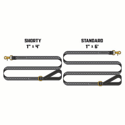 Reflective Wanderwag Leash • Curb Chain  - Pure Platinum