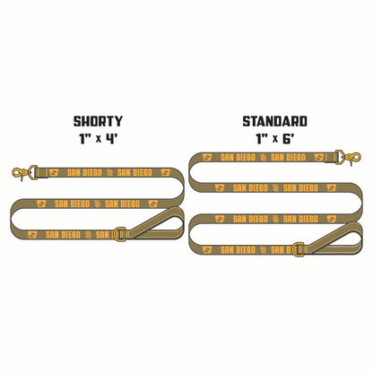 Reflective Wanderwag Leash • Home Team San Diego - Machado