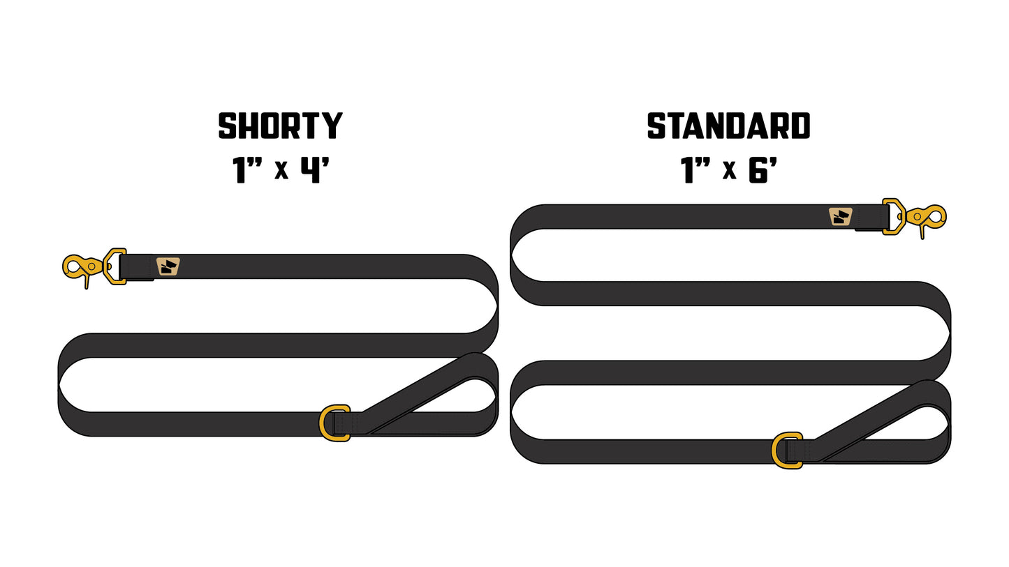 Standard Issue Wanderwag Leash - Coal Black