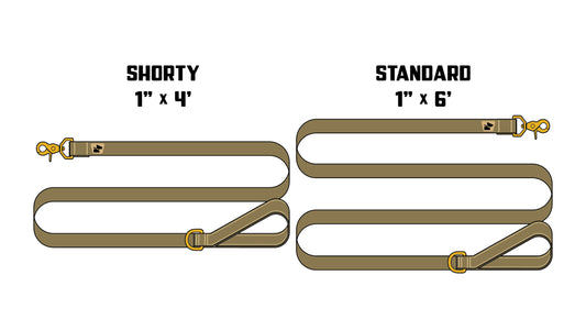 Standard Issue Wanderwag Leash - Coyote Brown