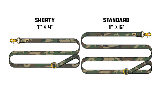 Standard Issue Wanderwag Leash - M81 Camo