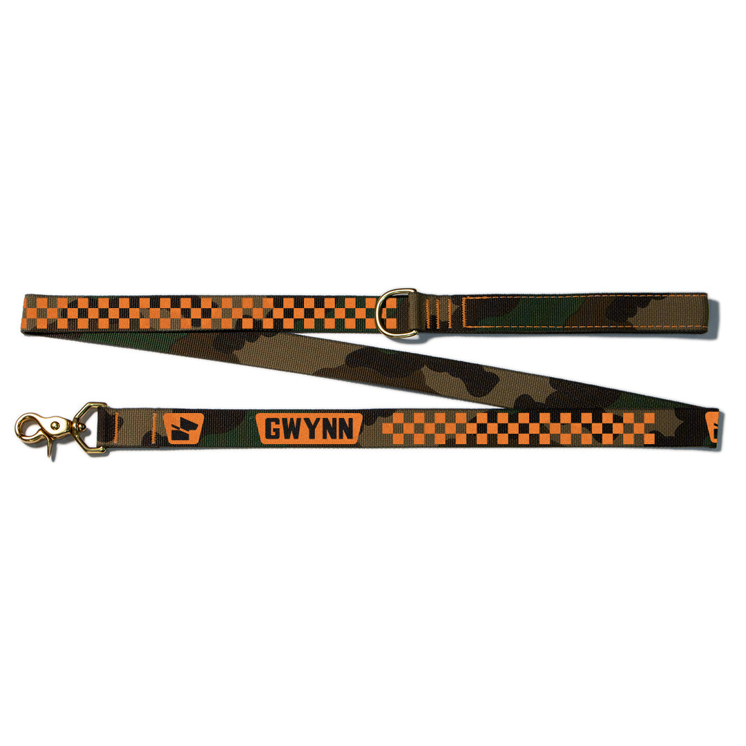 Reflective Wanderwag Leash • Classic Checkers  - M81 Camo