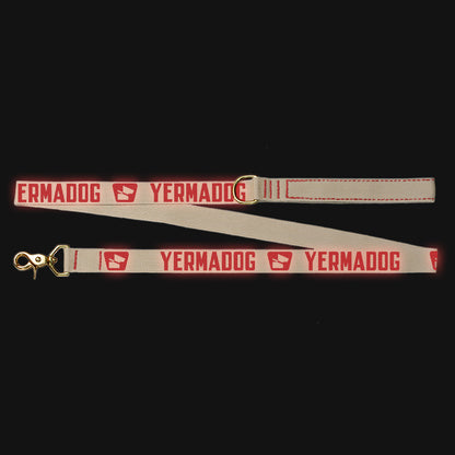 Reflective Wanderwag Leash • Loud Logo  - Desert Tan