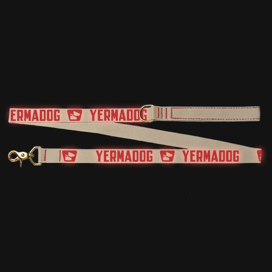 Reflective Wanderwag Leash • Loud Logo  - Desert Tan