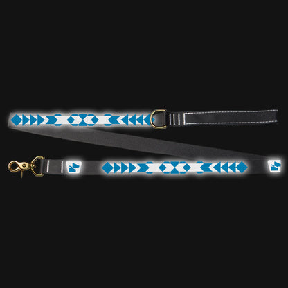 Reflective Wanderwag Leash • Pendleton Pattern - Wolf Grey