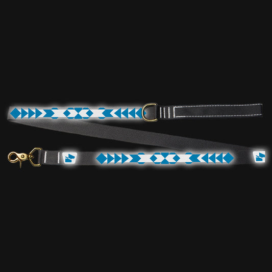 Reflective Wanderwag Leash • Pendleton Pattern - Wolf Grey
